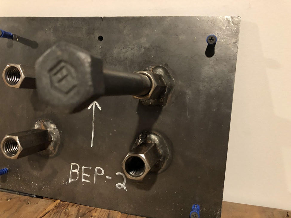 EMBOLT Boltable Steel Embed Plate Installation for Structural Steel